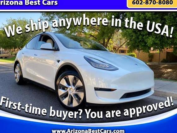 TESLA MODEL Y 2020 5YJYGDEE9LF057118 image